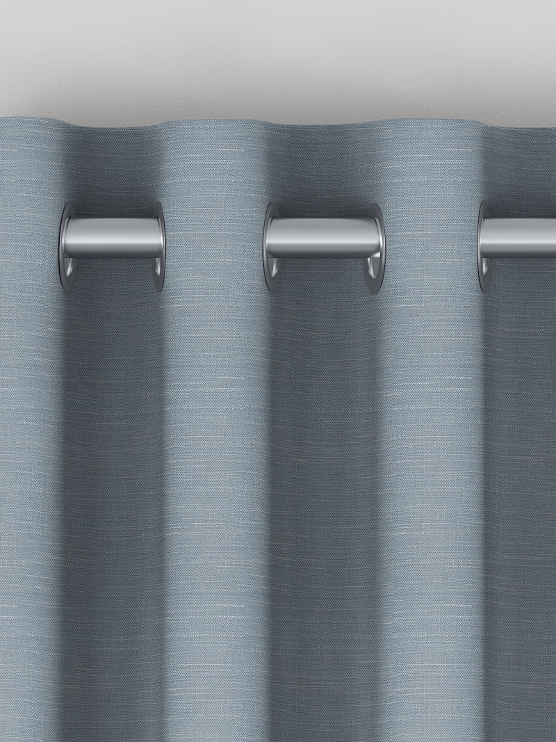 Voyage Maison powder blue curtains, imported from the UK