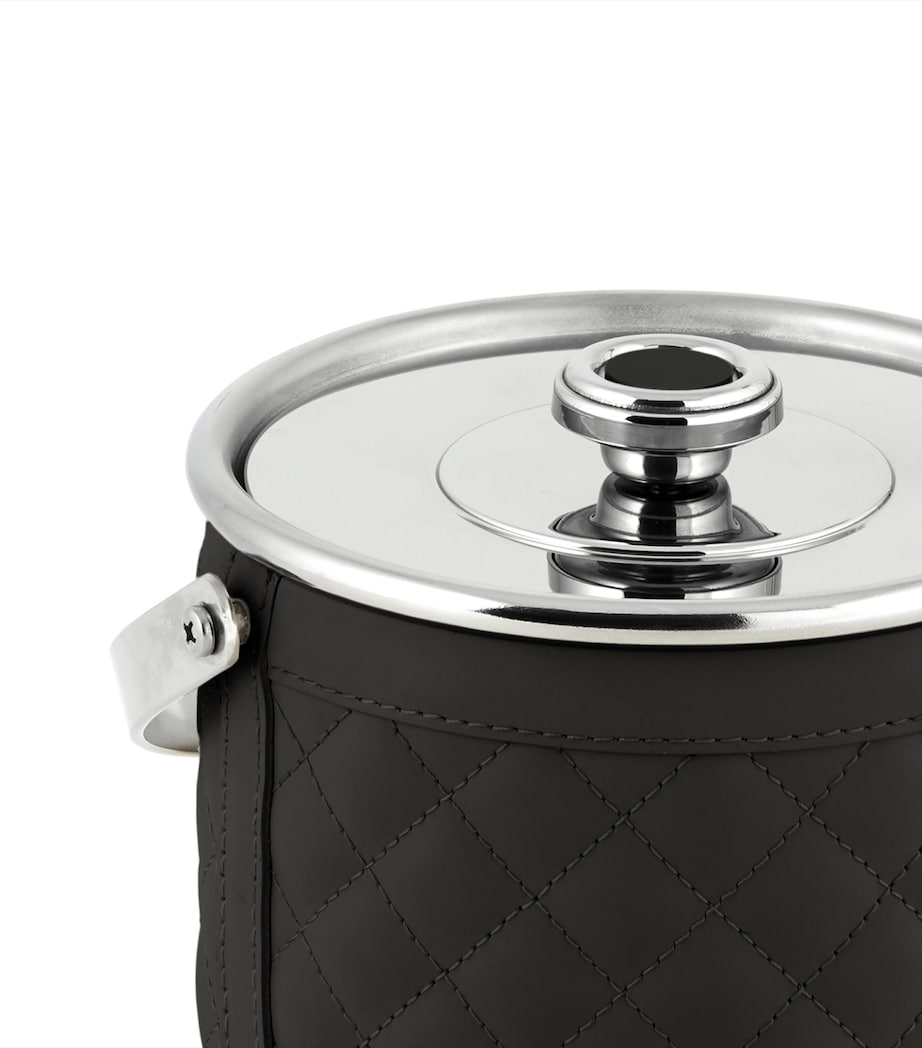 Waterproof Leather Ice Bucket Approximately 14cm x 15cm x 15cm