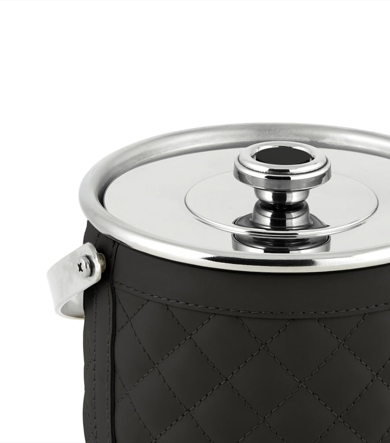 Waterproof Leather Ice Bucket Approximately 14cm x 15cm x 15cm