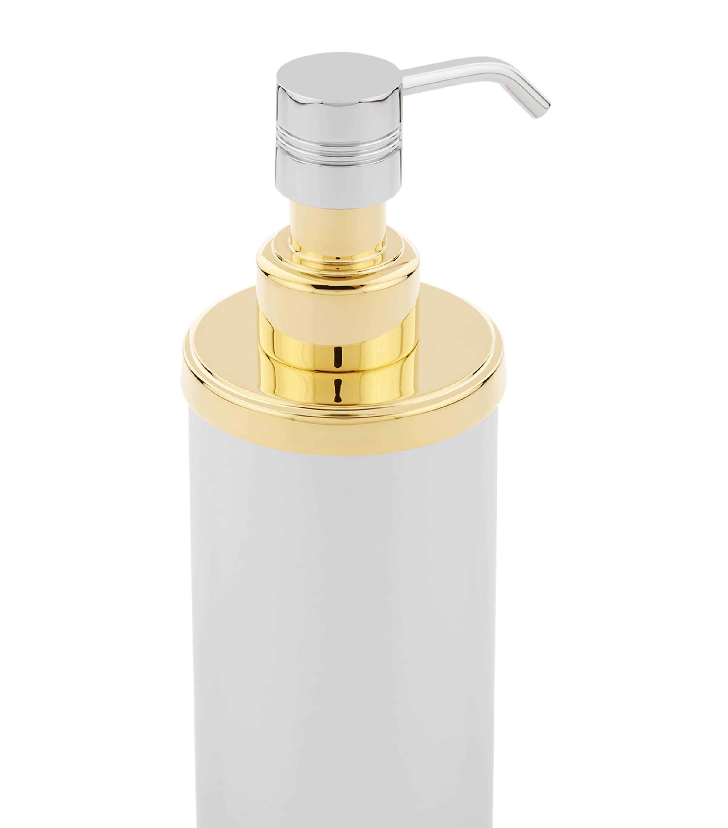 Zodiac cylinder soap dispenser (British brand)