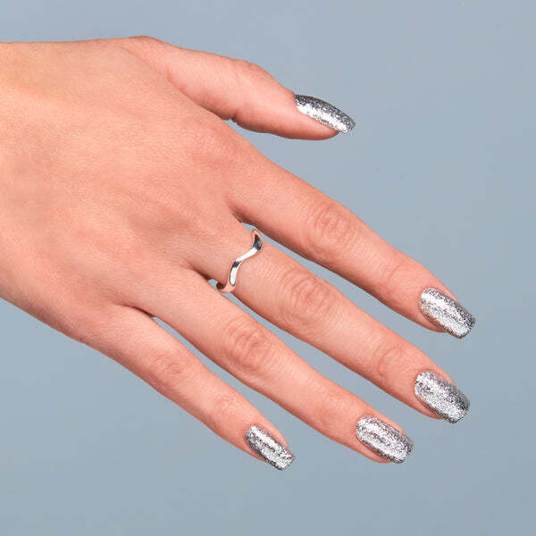 Semilac UV Silver Shimmer Gel Polish 7ml - British product