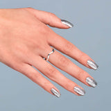 Semilac UV Silver Shimmer Gel Polish 7ml - British product