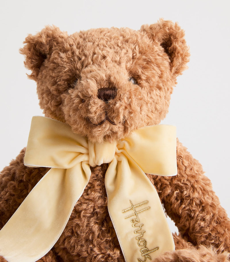 Harrods Curly Henry Bear teddy bear 24cm, UK version