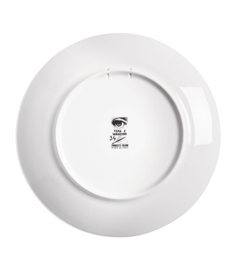 Fornasetti wall plate Tema e Variazioni 34 26cm - British product