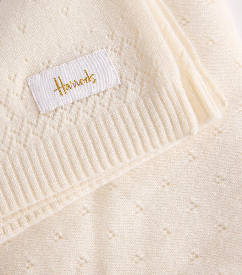 Harrods cashmere shawl baby shower gift, UK version