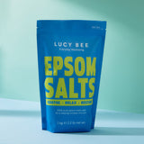 Lucy Bee pure Epsom bath salts 1kg, imported from the UK