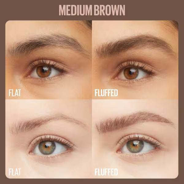 Mousse à sourcils brune Super Fluff Maybelline importée du Royaume-Uni