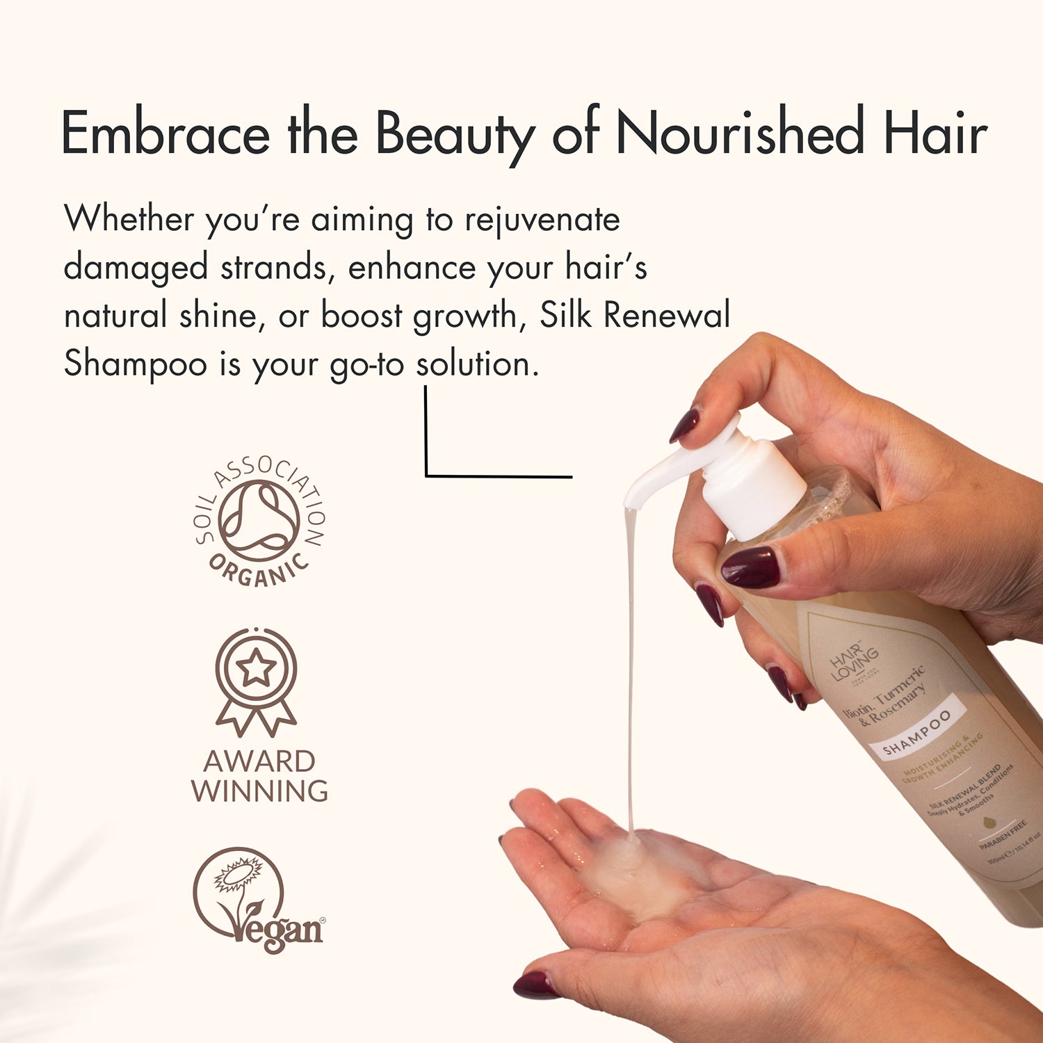 Silk Renewal Biotin and Rosemary shampoo - British product