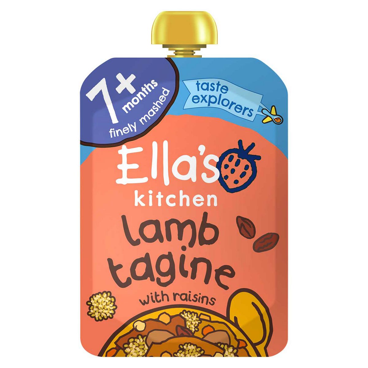 Ella's Kitchen Organic Lamb Tagine Baby Food Pouch 7+ Months 130g GOODS Sainsburys   