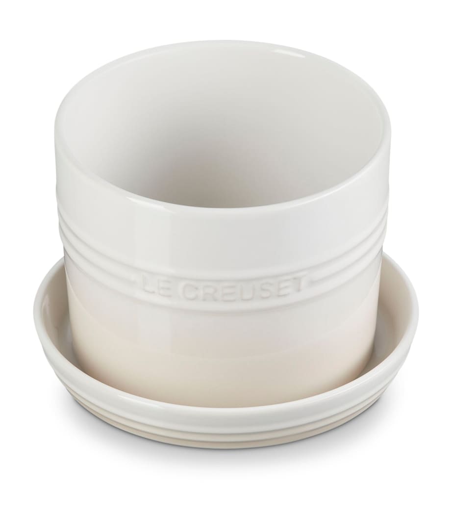 Le Creuset stoneware herb planter 15cm, UK version