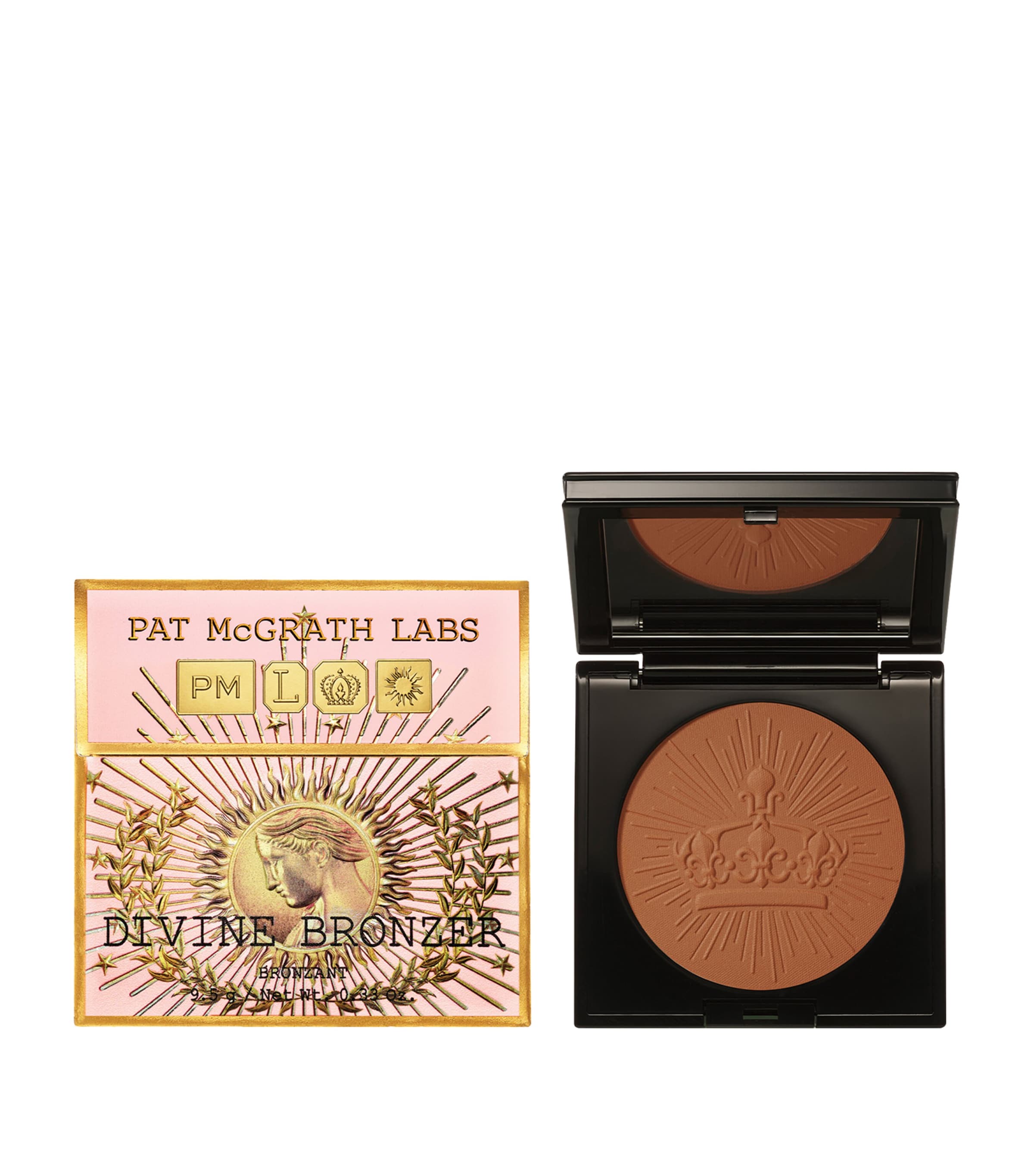 Pat McGrath Divine Bronzer powder with golden pearls, 9.5g (British brand)