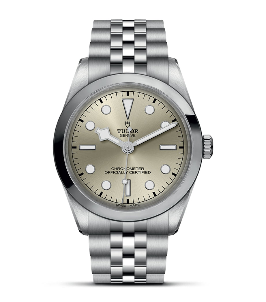 TUDOR Black Bay One stainless steel watch 36mm - British product