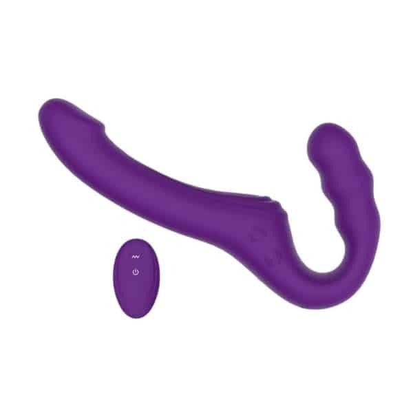 Mina remote vibrating strapless strap on, UK version