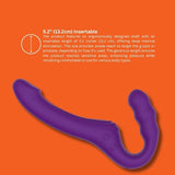 Mina remote vibrating strapless strap on, UK version