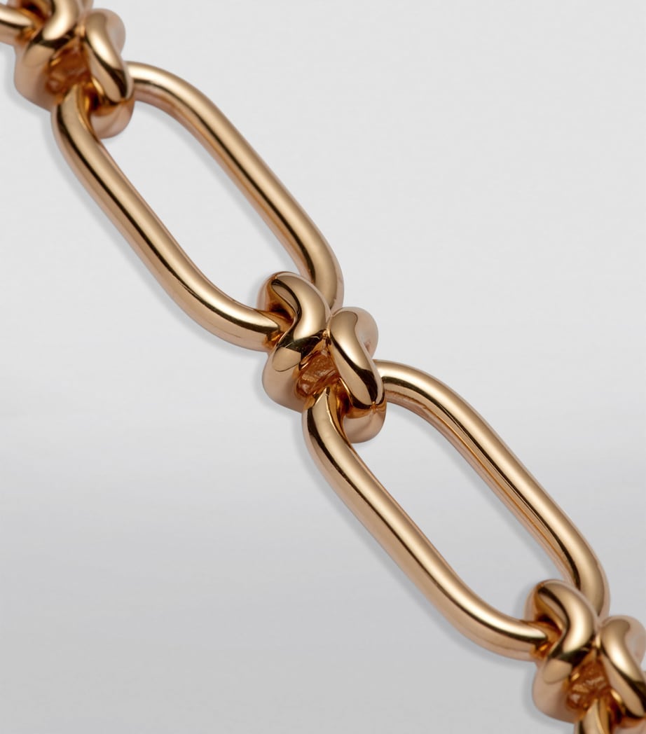 Annoushka yellow gold knuckle chain necklace 50cm (British brand)