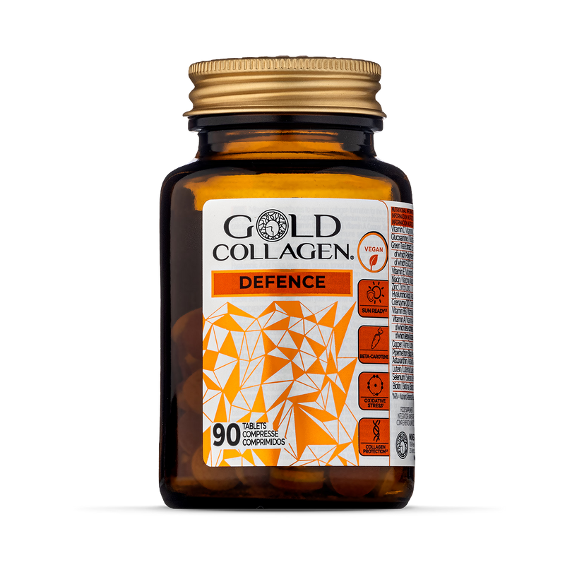 Gold Collagen Defence antioxidant supplement 90 tablets, UK version