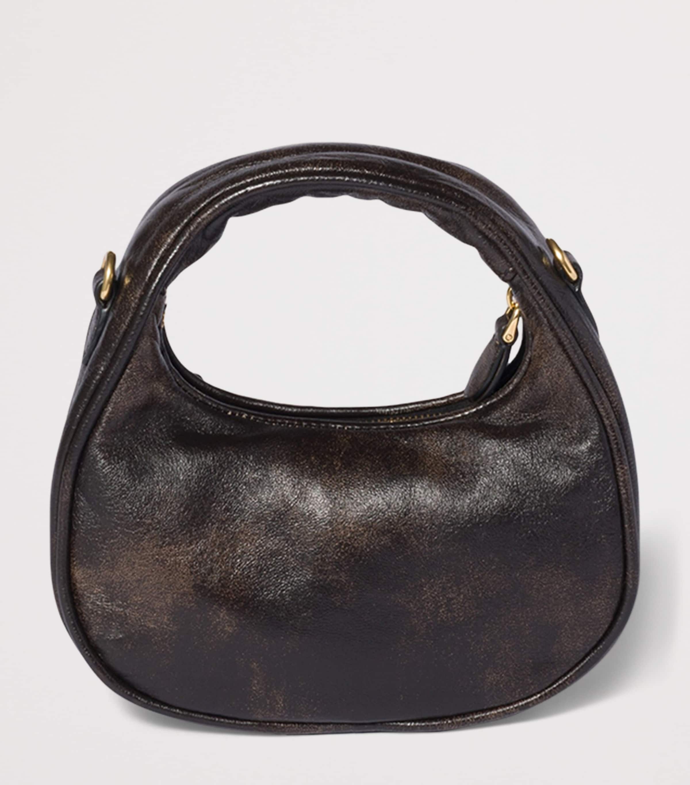 Miu Miu handbag Mini Leather Wander Top-Handle compact, imported from the UK