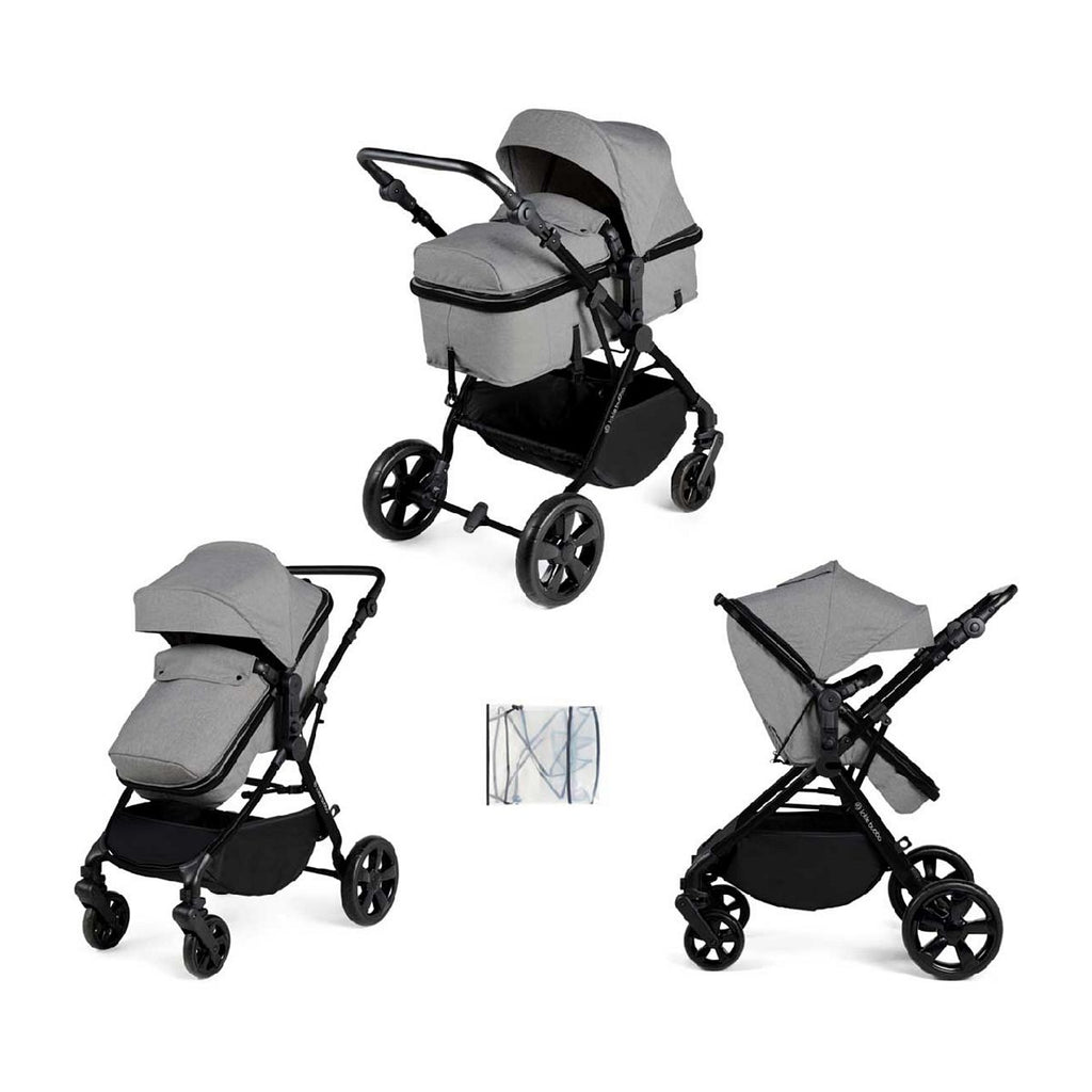 Ickle Bubba Comet 2 in 1 Pushchair Black/Space Grey/Black/ Pack Size 1