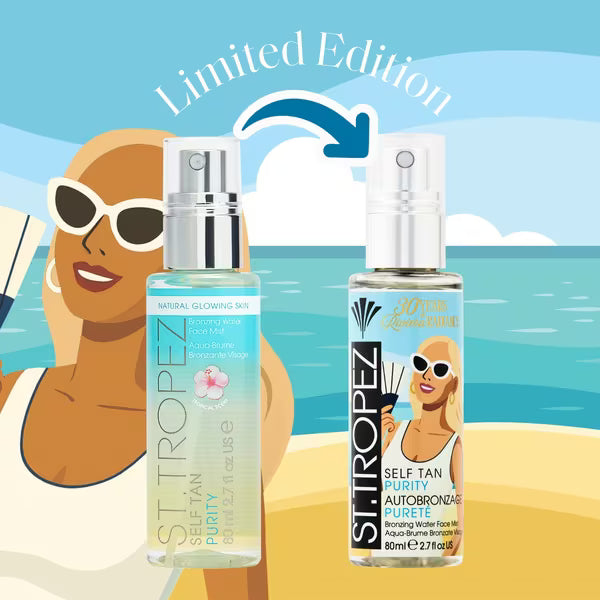 St.Tropez Purity Bronzing Water Face Mist 80ml (British brand)