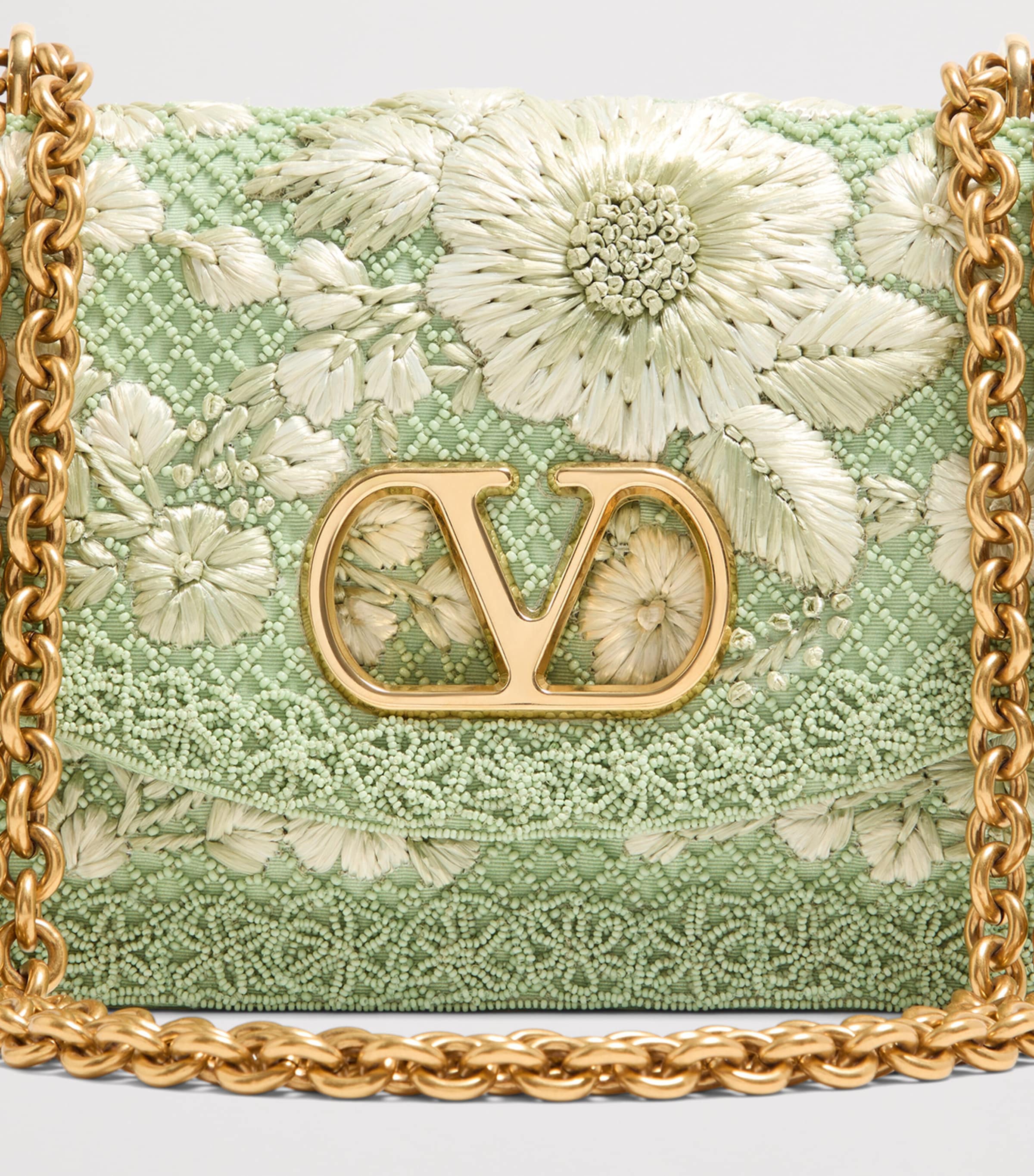 Valentino Garavani Beaded Vain shoulder bag - British product