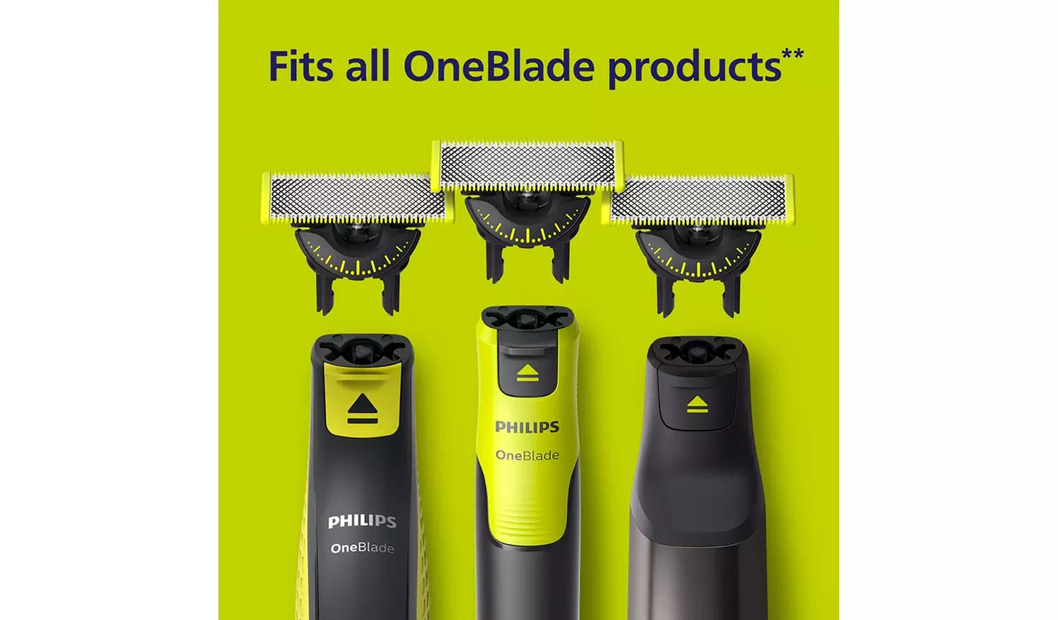 Philips OneBlade 360 replacement blades 4 pack (British brand)