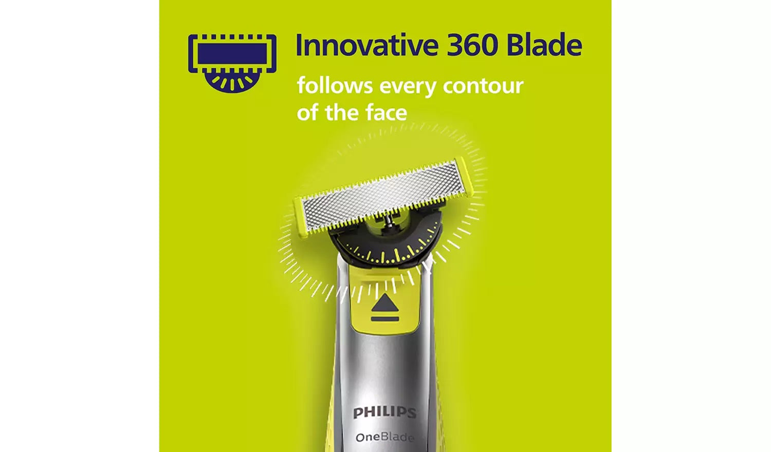 Philips OneBlade 360 replacement blades 4 pack (British brand)