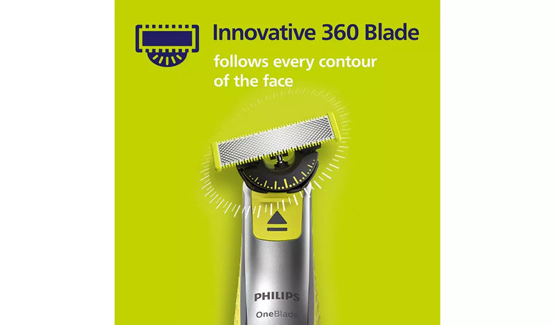 Philips OneBlade 360 replacement blades 4 pack (British brand)