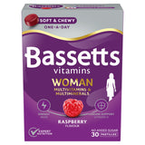 Bassetts Vitamins Woman Multivitamins & Multiminerals Raspberry Flavour Pastilles x30 GOODS Sainsburys   