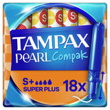 Tampax Pearl Compak Super Plus Tampons with Applicator x16 feminine care Sainsburys   