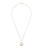 Chopard Happy Spirit necklace rose and white gold, UK version