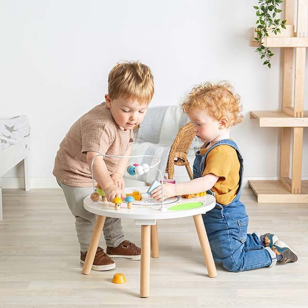 Bigjigs Toys Wooden Animal Activity Table GOODS Superdrug   