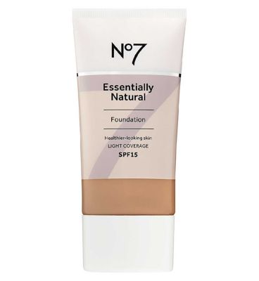 No7 Essentially Natural Foundation SPF15 40ml GOODS Boots deeply beige  