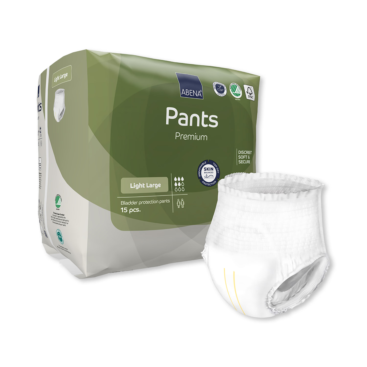 ABENA incontinence pants Premium Light Large (British brand)