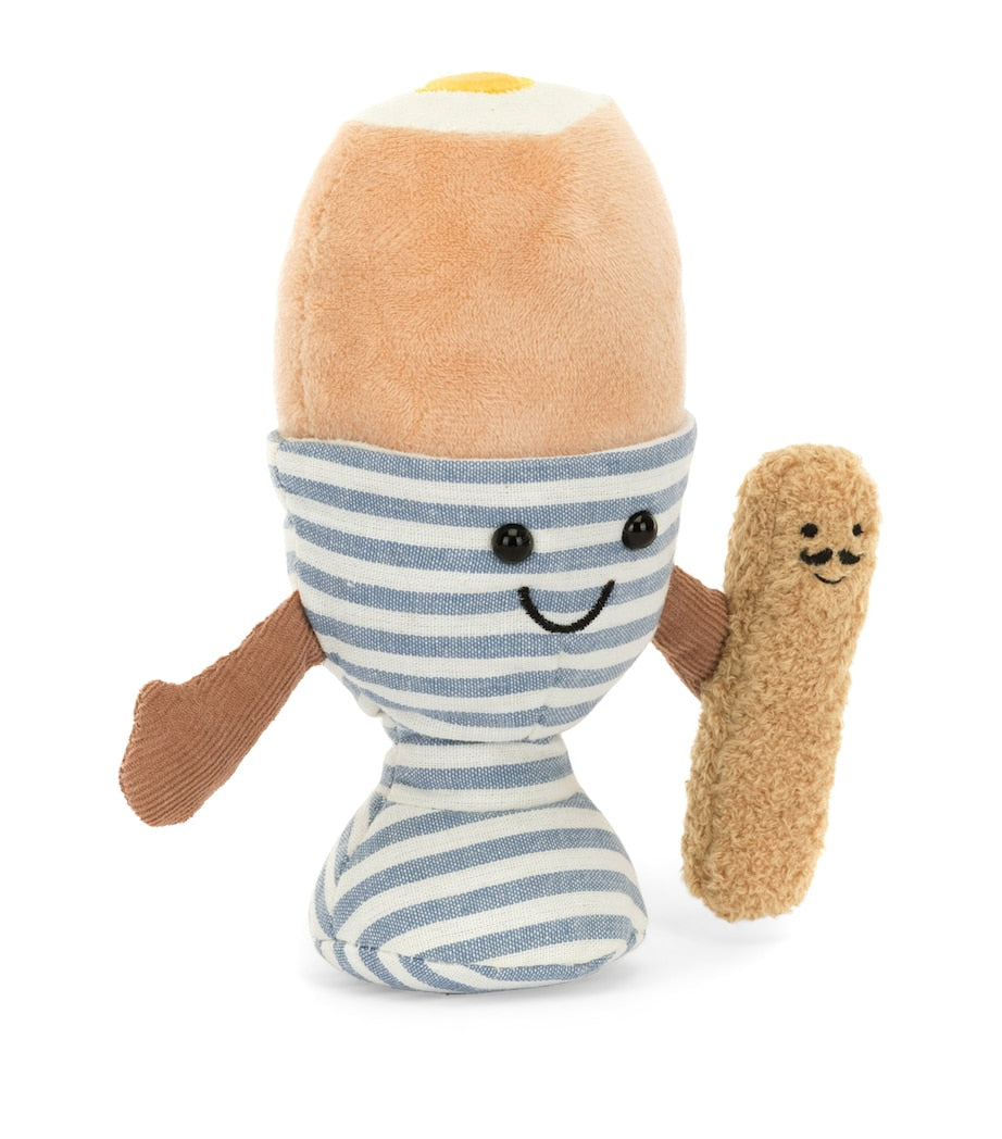 Jellycat Amuseables Eggetha Egg and Lance Soldier plush toy 16cm, UK version