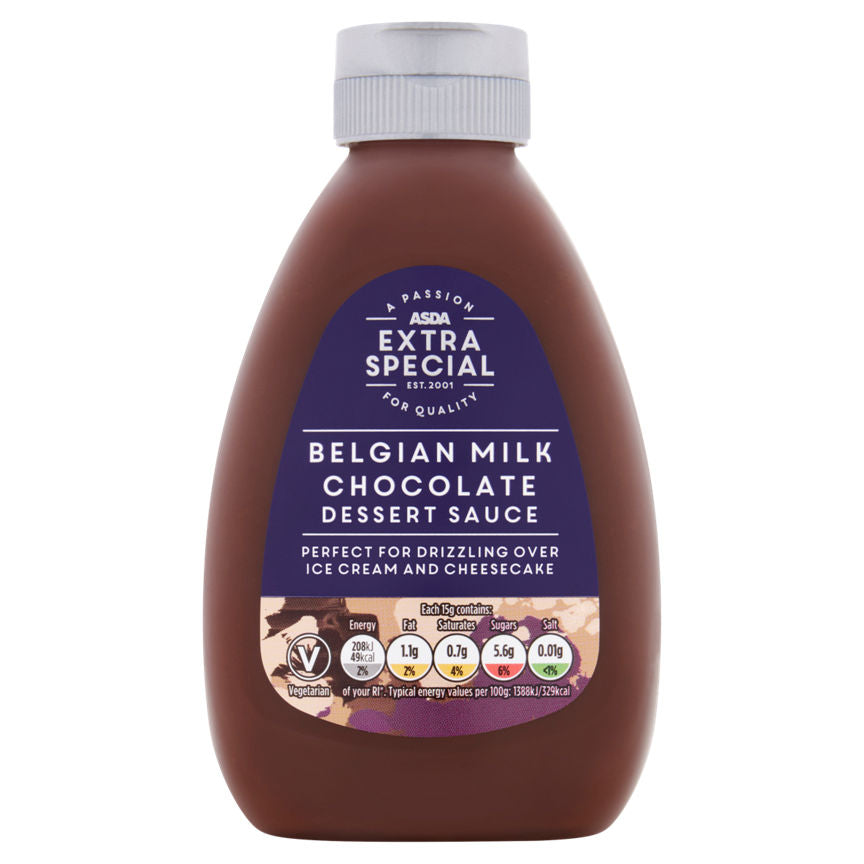 ASDA Extra Special Belgian Milk Chocolate Dessert Sauce GOODS ASDA   