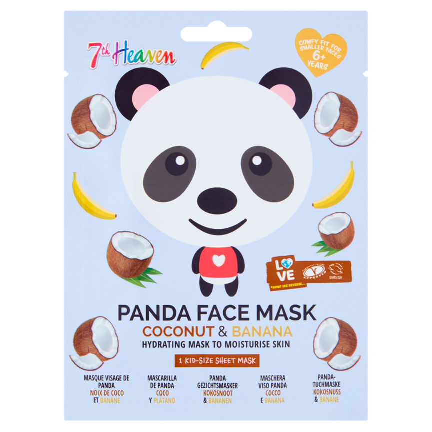 7th Heaven Panda Face Mask Coconut & Banana