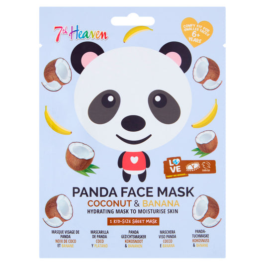 7th Heaven Panda Face Mask Coconut & Banana GOODS ASDA   