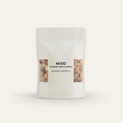 Holland & Barrett Miso Cashewnøtter & Mandler Salt Snack 210g