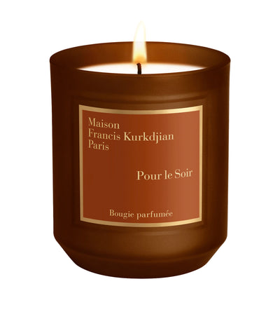 Harrods Scented Candle with Amber, Vanilla and Cinnamon Notes in Glass Jar, 300g- Buy online at McGrocer
