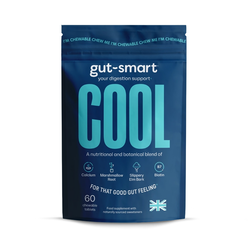 Gut-Smart COOL pineapple digestive supplement 60 tablets (British brand)