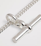 Tilly Sveaas sterling silver T-bar curb-link necklace, UK version