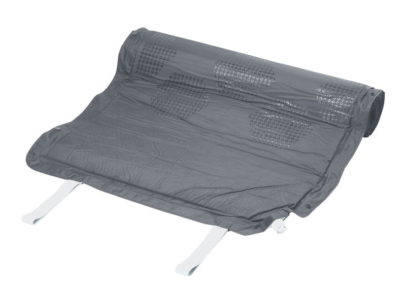 Grey self-inflating camping mat 188x66cm, imported from the UK