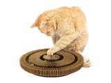 3-in-1 cat scratching board car design with catnip balls - British product