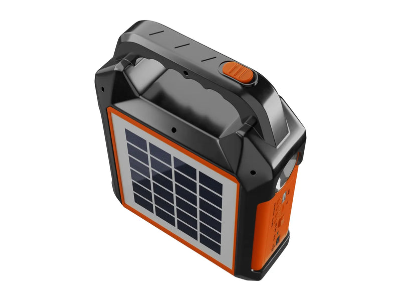 Multifunction solar station with LED light, radio and power bank - British product