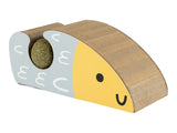 3-in-1 cat scratching board fish design - British product