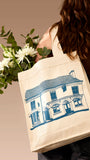 29 High Street organic cotton tote bag, (British brand)