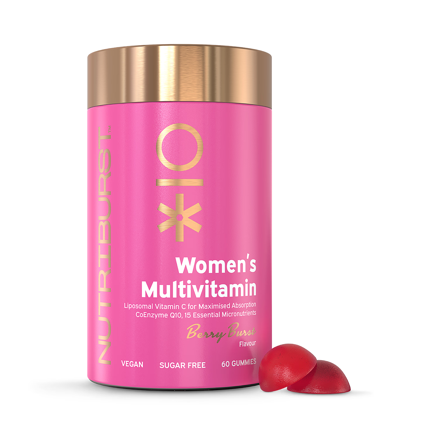 Nutriburst women's multivitamin gummies 60 count - imported from the UK