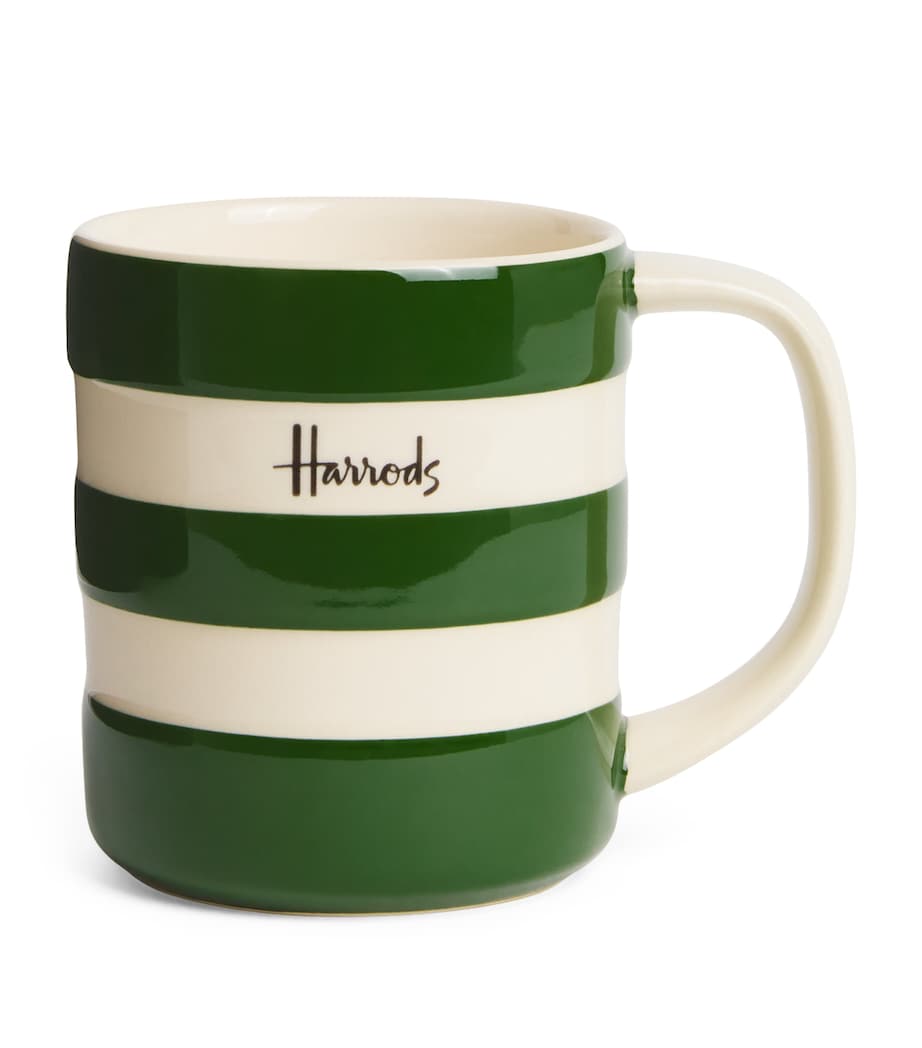 Harrods Cornish Stripe ceramic mug, UK version