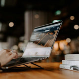 Swedish Posture foldable ergonomic laptop stand, imported from the UK