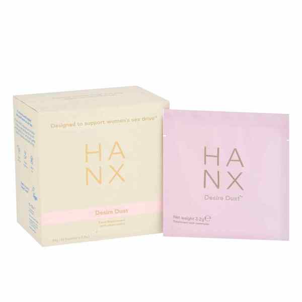 HANX Desire Dust libido supplement 10 pack, imported from the UK